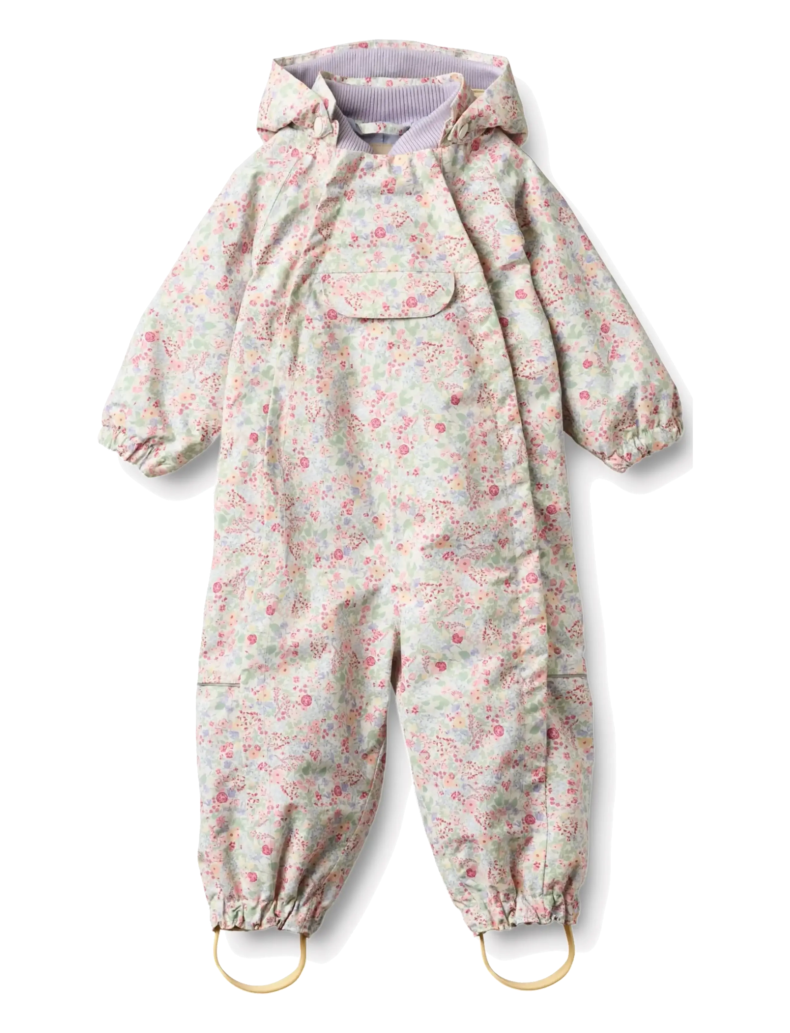 Wheat Outdoor Suit Olly - Outerwear - COOL SKY FLOWERS / pink/rose