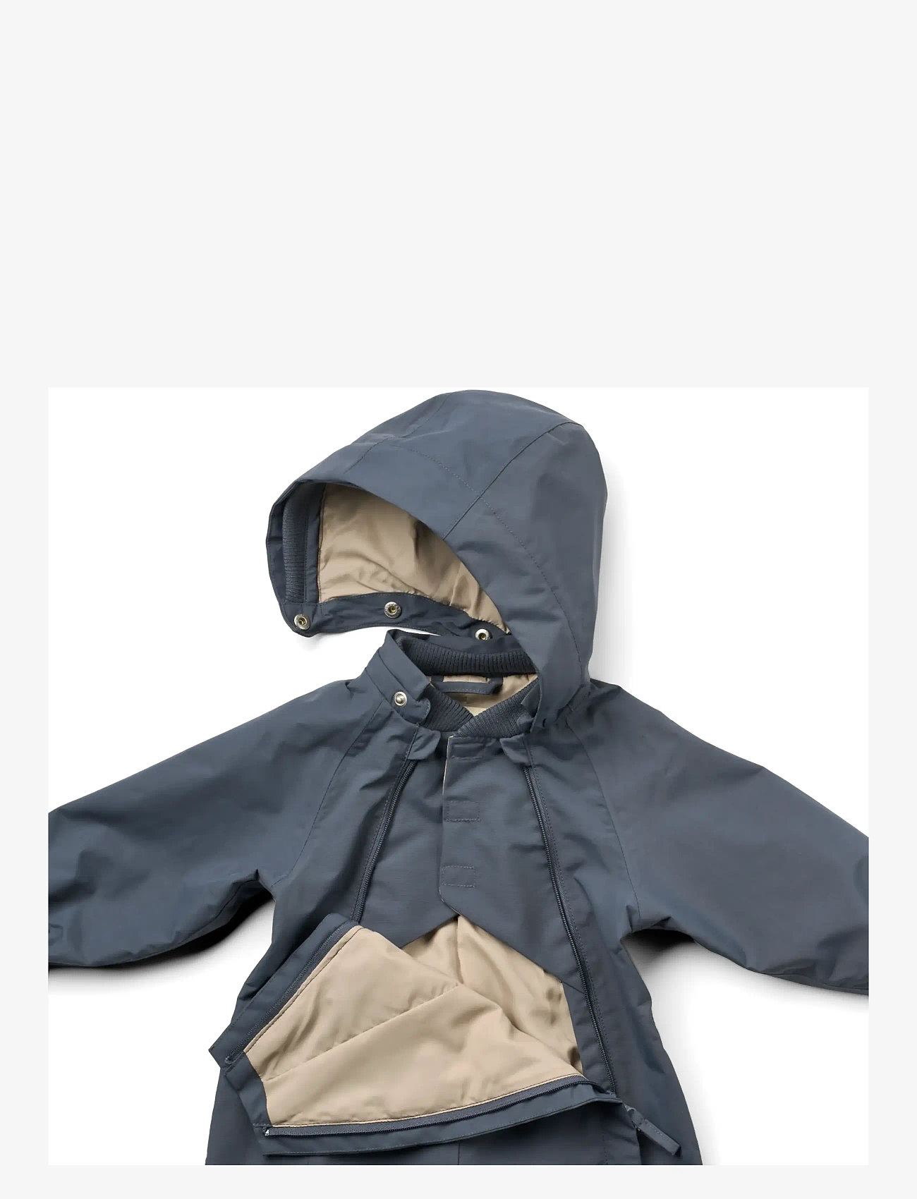 Wheat - Outdoor Suit Olly - shell overalls - greyblue - 0