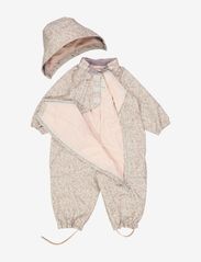 Wheat - Outdoor suit Olly Tech - shell coveralls - highrise flowers - 4