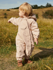 Wheat - Outdoor suit Olly Tech - shell overalls - rose dust - 4