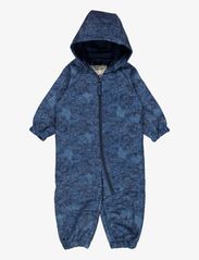 Wheat - Softshell Suit Clay - softshell coveralls - navy linoleum - 0