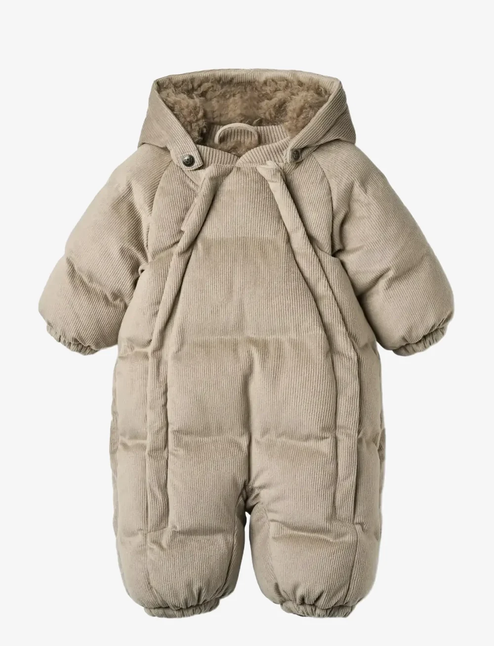 Wheat - Puffer Baby Suit Nallo - shop efter alder - grey stone - 0