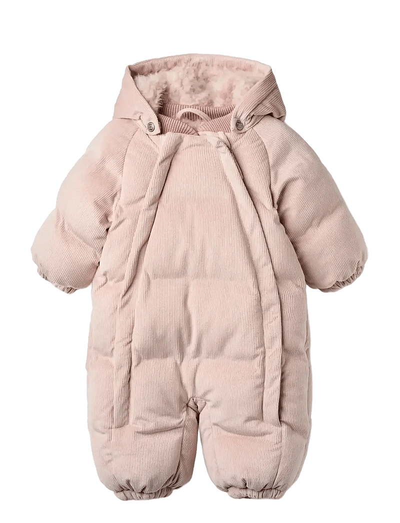 Wheat - Puffer Baby Suit Nallo - talvekombinesoon - rose powder - 0