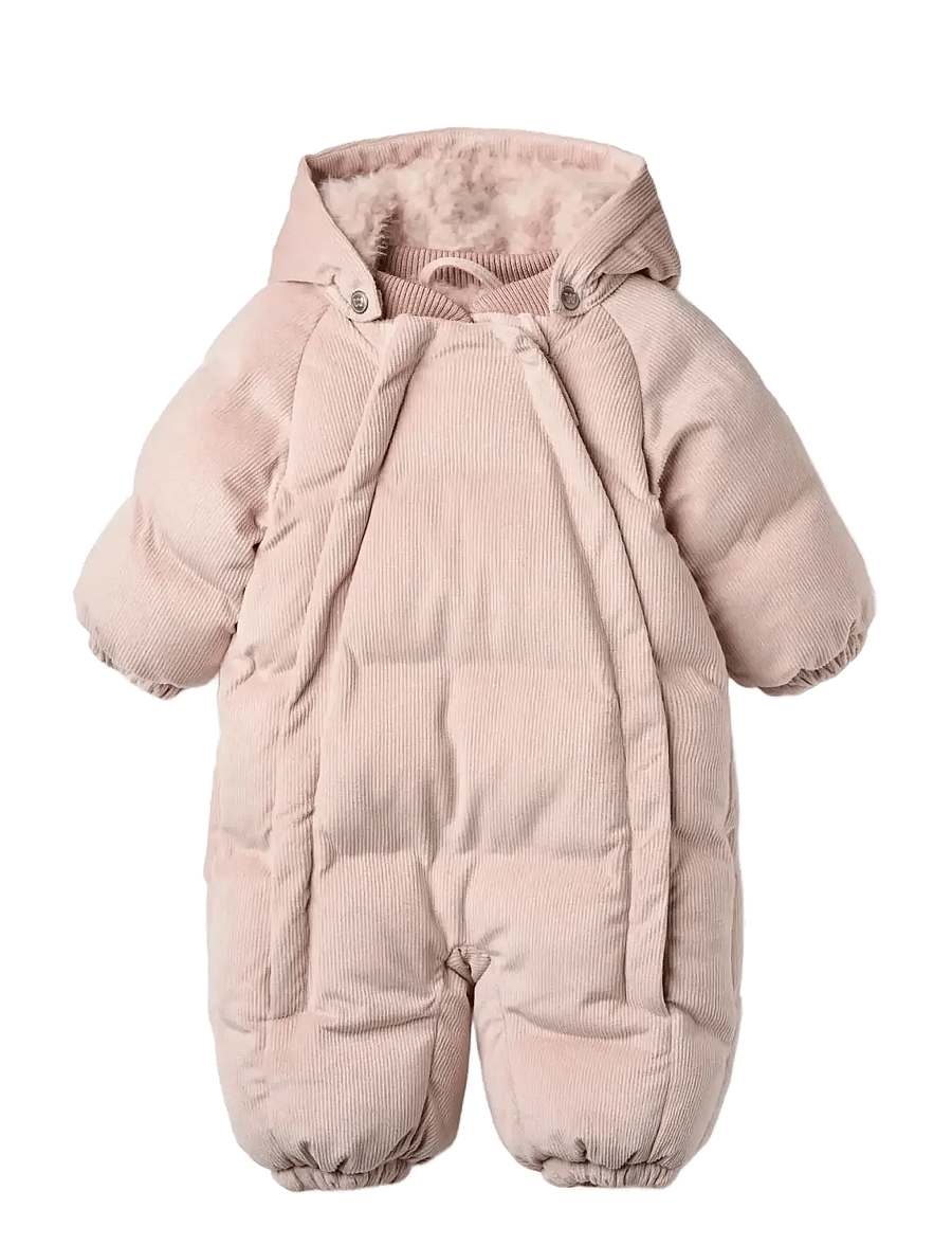 Wheat - Puffer Baby Suit Nallo - ziemas kombinezoni - rose powder - 0