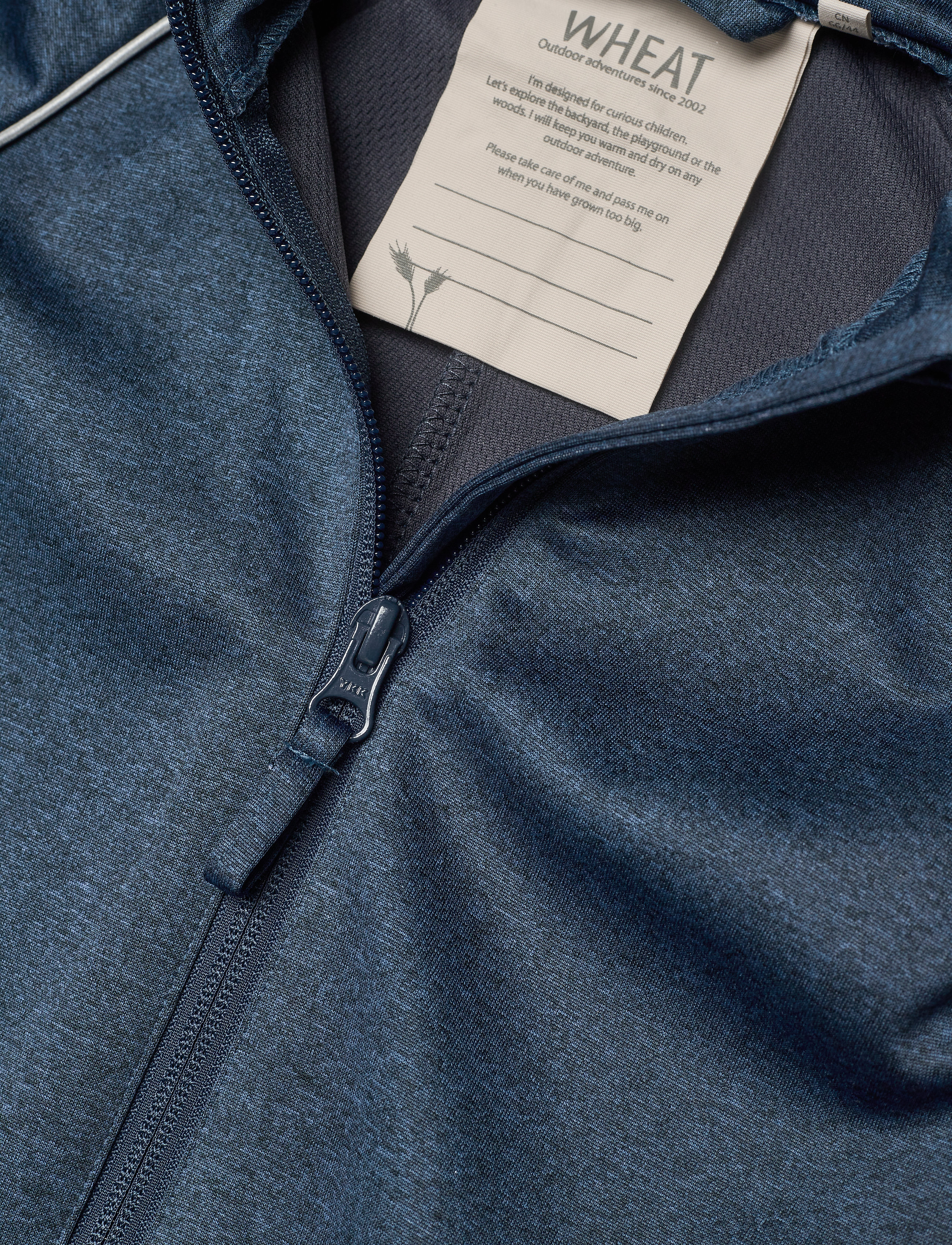 Wheat - Softshell Suit - blue melange - 2