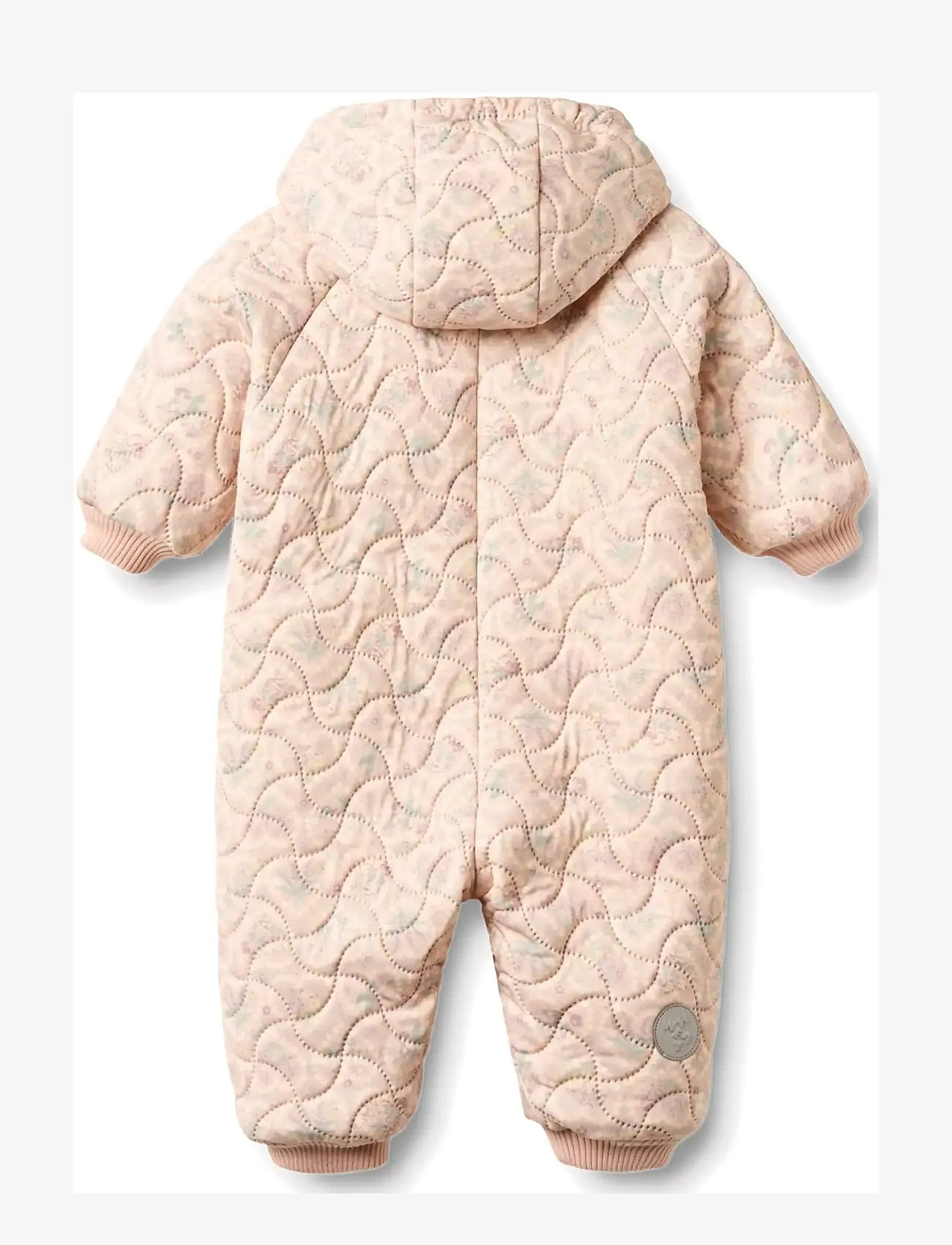 Wheat - Thermo Suit Cuddle - thermo coveralls - heart flowers - 1