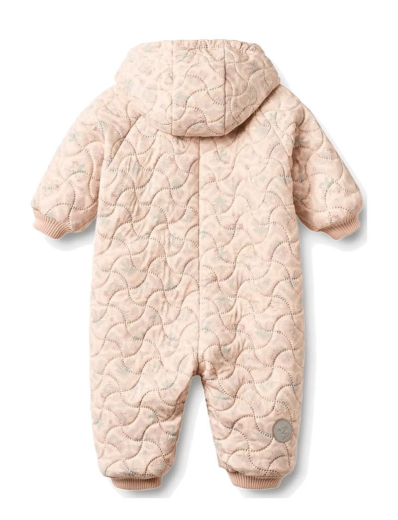 Wheat - Thermo Suit Cuddle - thermo coveralls - heart flowers - 1