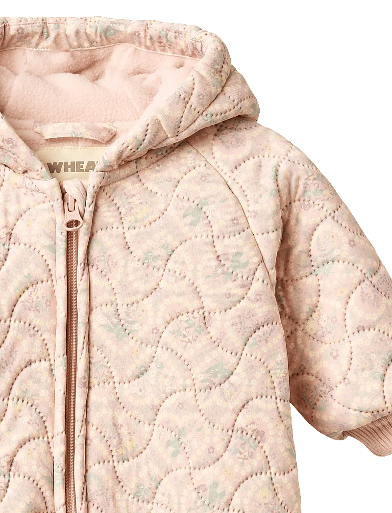 Wheat - Thermo Suit Cuddle - thermo coveralls - heart flowers - 2