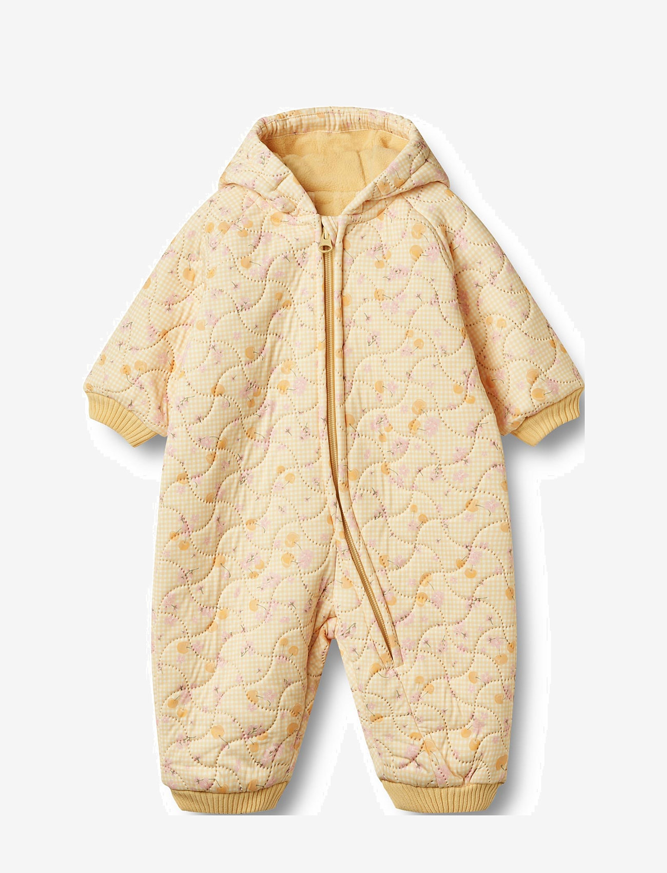 Wheat - Thermo Suit Cuddle - termooveraller - yellow cherries - 0