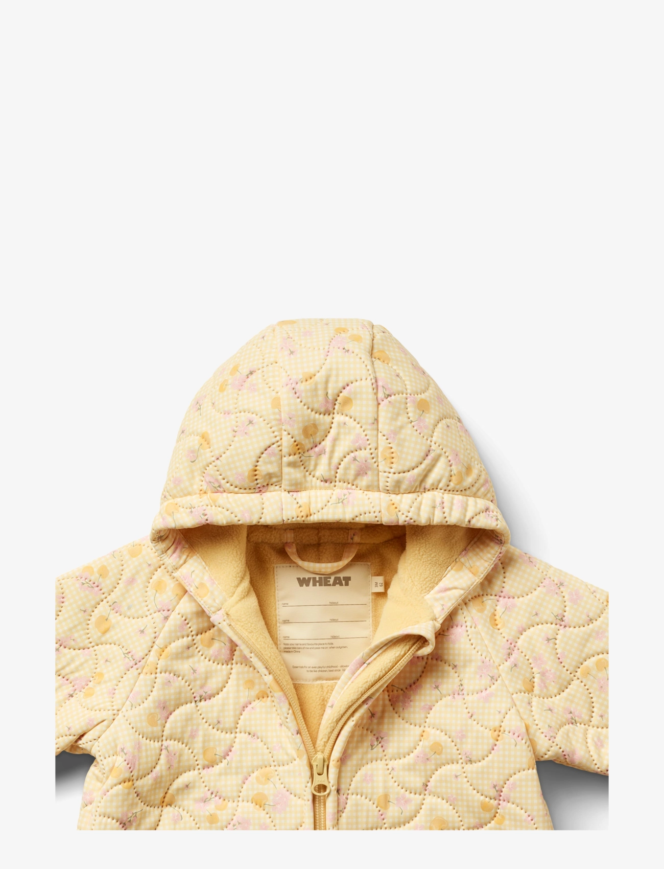 Wheat - Thermo Suit Cuddle - overalls - yellow cherries - 2