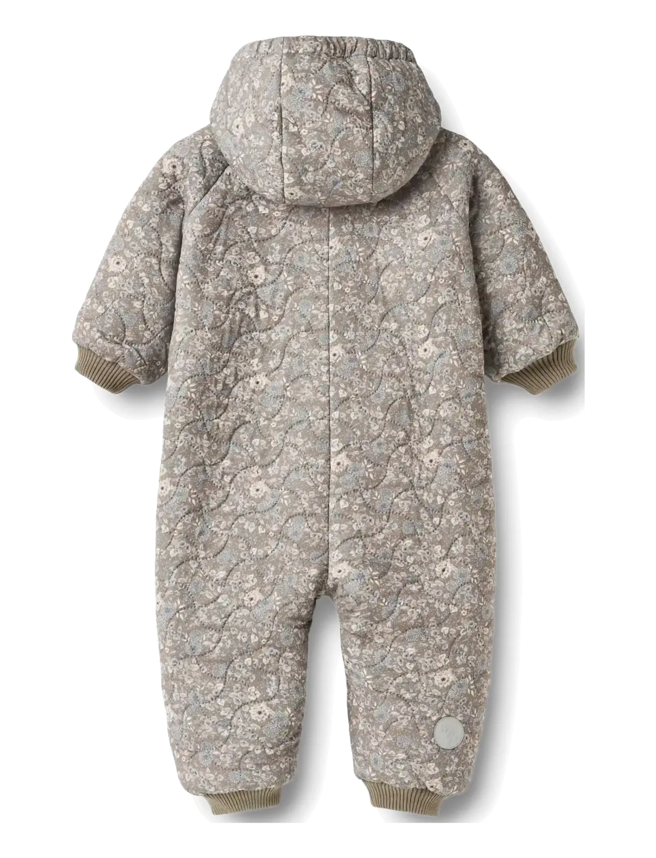 Wheat Thermo Suit Krammo - Overalls - GREY STONE FLOWERS / grey