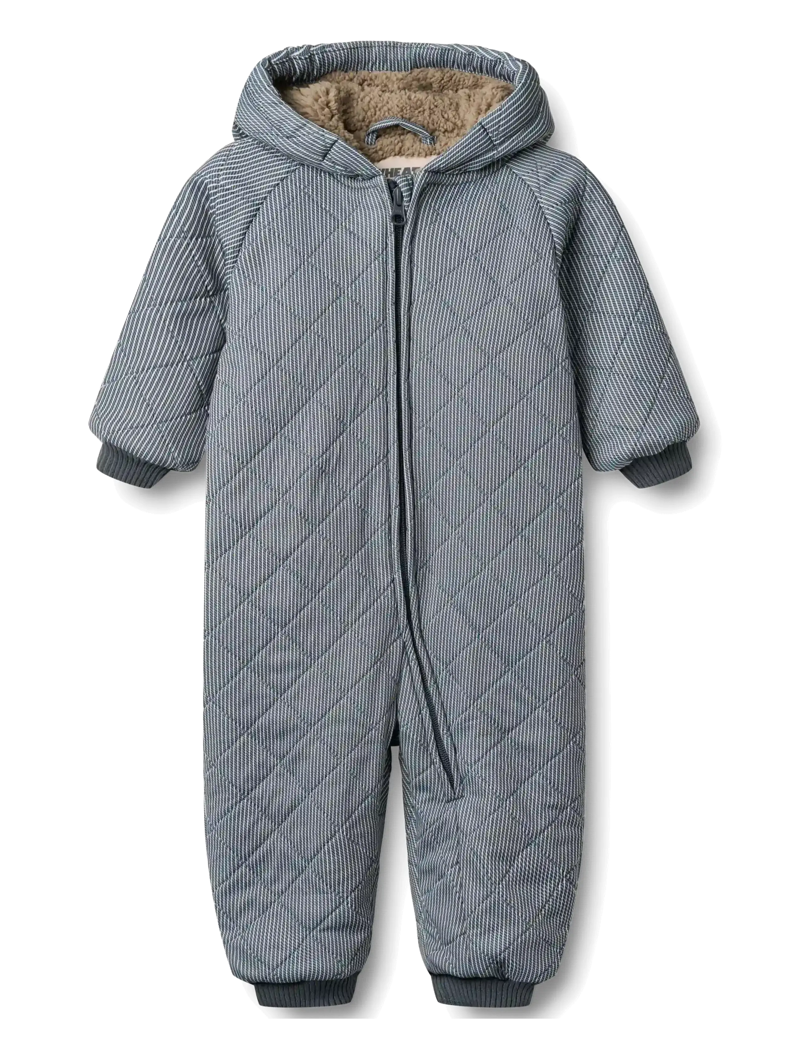 Wheat Thermo Suit Krammo, Børn, Quiltet Hætte Termodragt, Navy, Str: 62