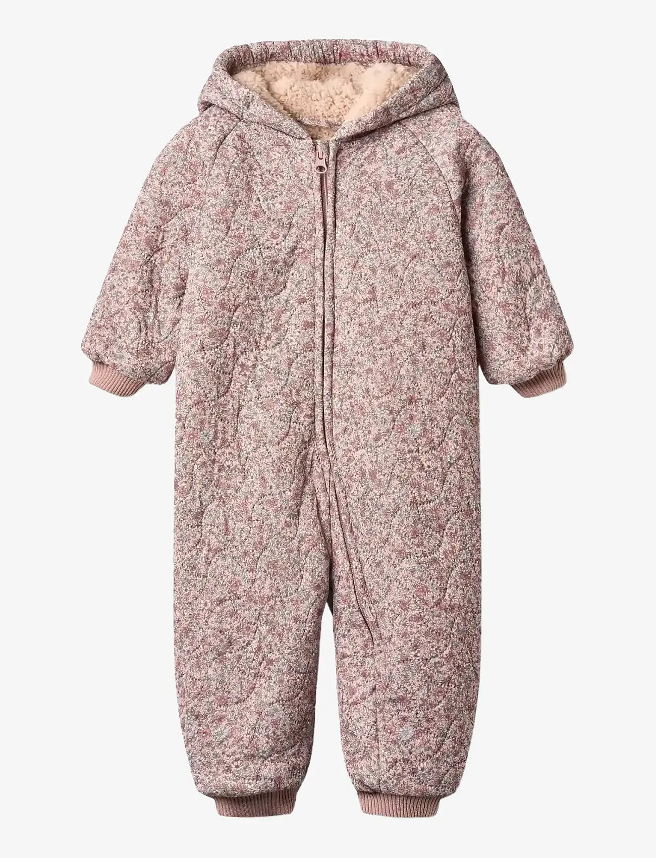 Wheat - Thermo Suit Krammo - thermo coveralls - soft lavender flowers - 0