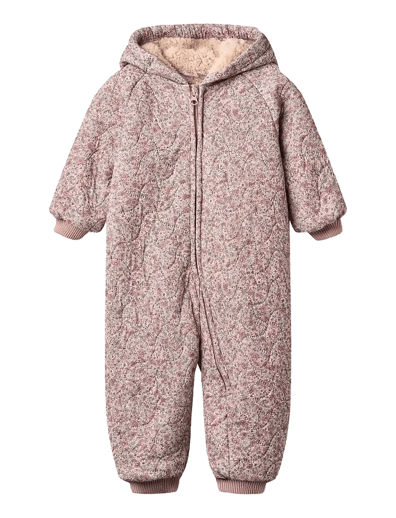 Wheat - Thermo Suit Krammo - thermo overalls - soft lavender flowers - 0