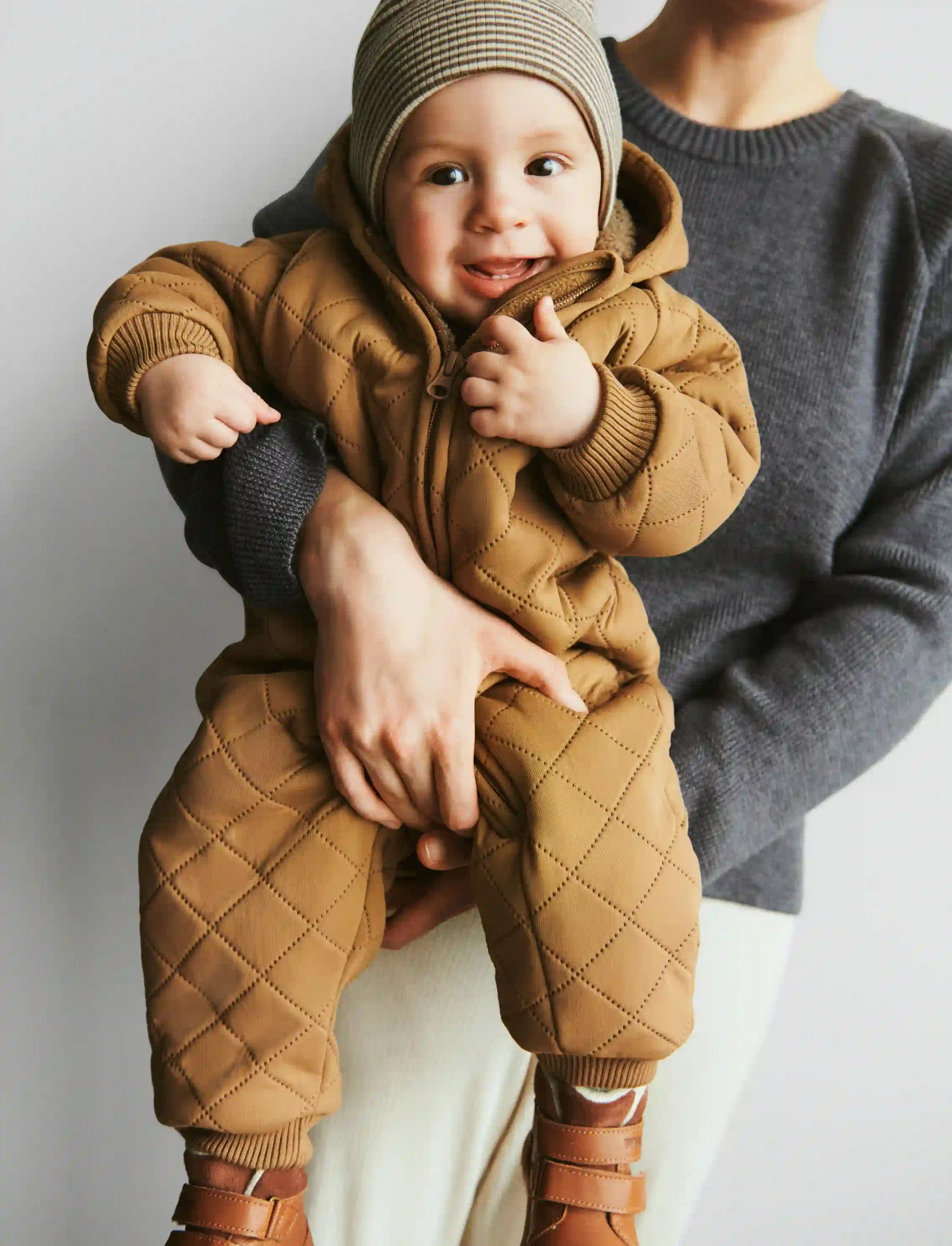 Wheat - Thermo Suit Krammo - thermo coveralls - hazel - 0