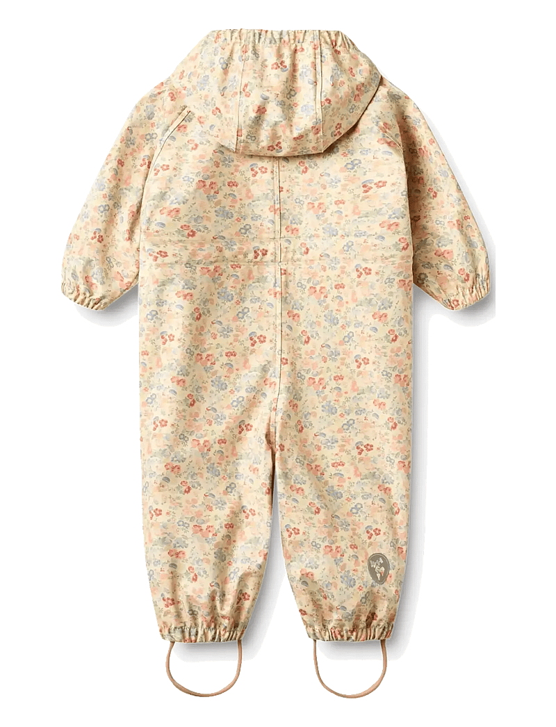 Wheat - Rainsuit Mika - regngallar - flowers and seashells - 1