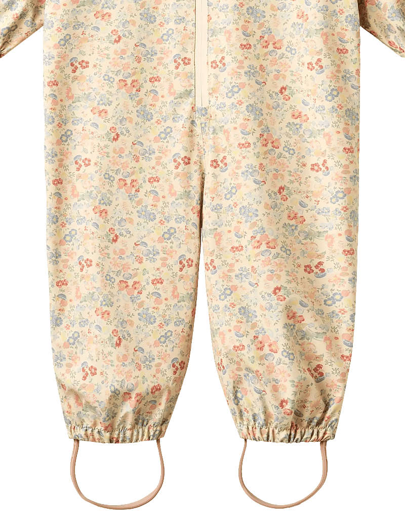 Wheat - Rainsuit Mika - regngallar - flowers and seashells - 2