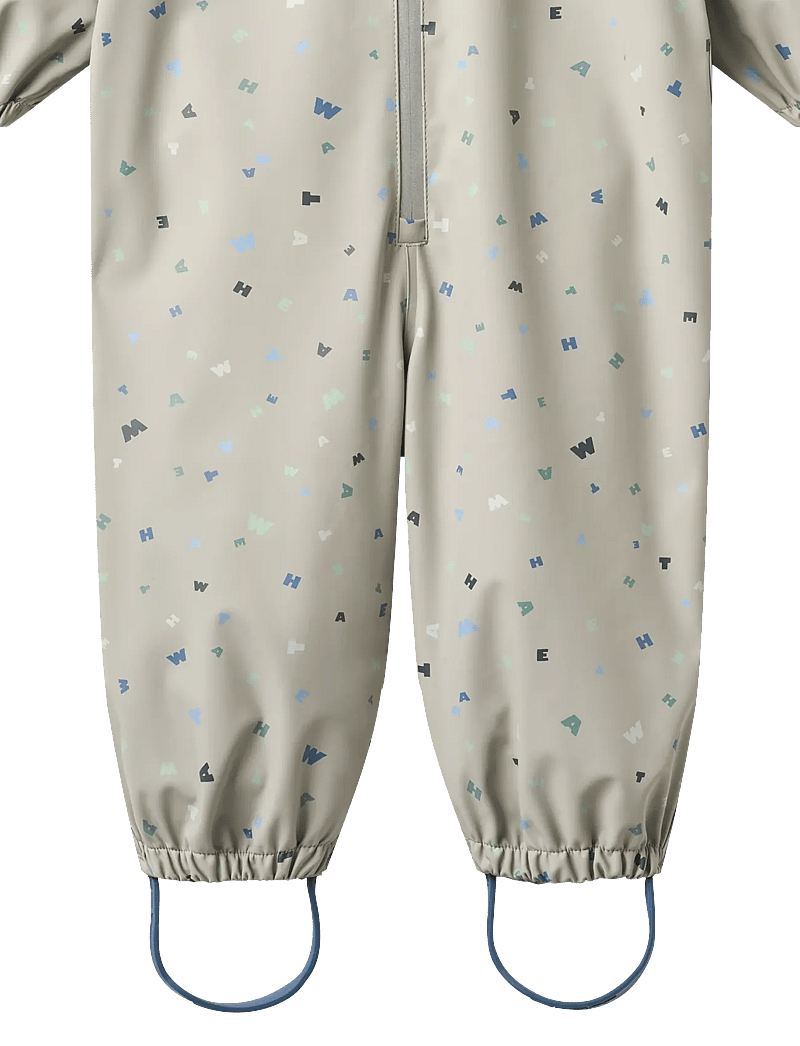 Wheat - Rainsuit Mika - vihmariiete kombed - light flint letters - 3