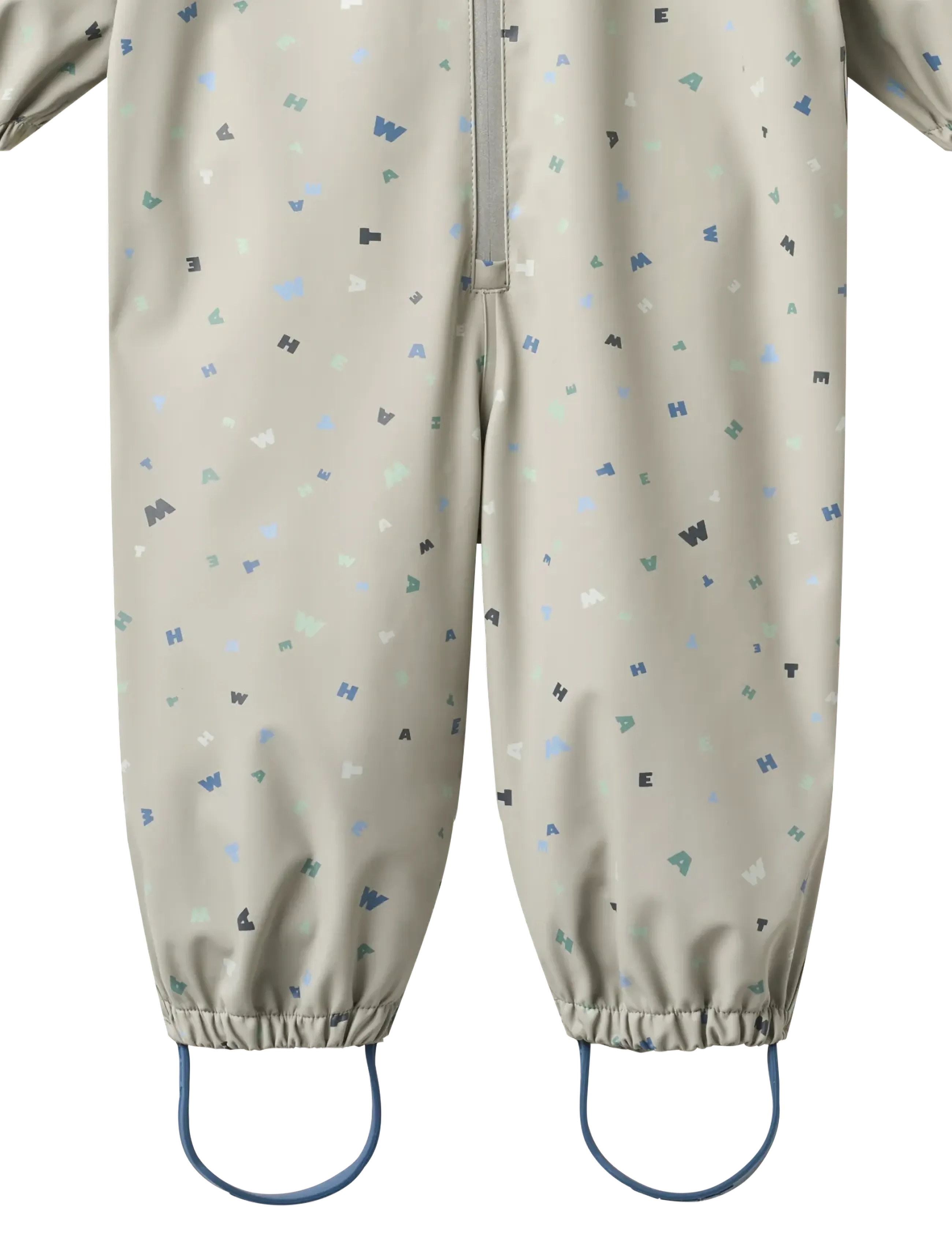 Wheat - Rainsuit Mika - vihmariiete kombed - light flint letters - 3