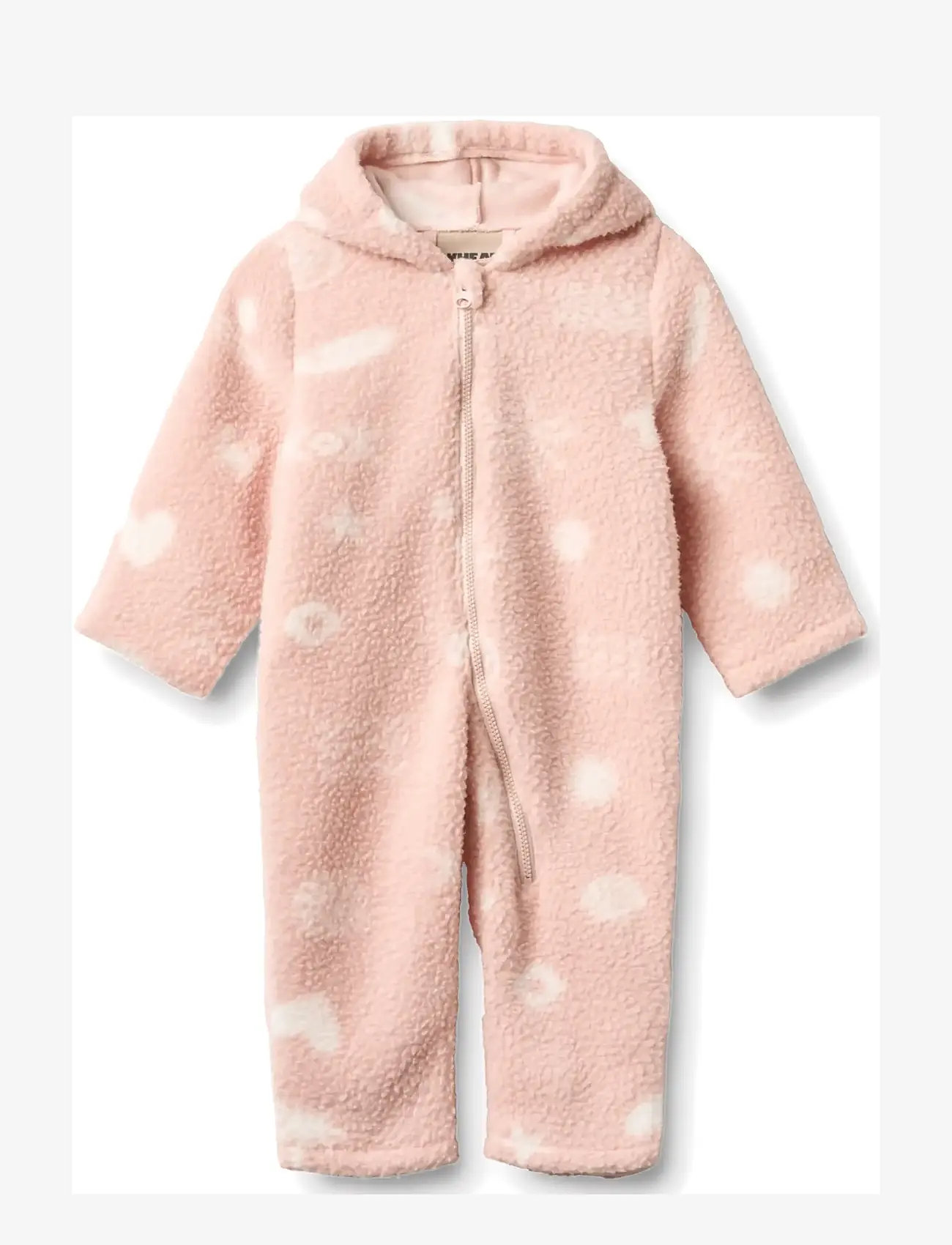 Wheat - Fleece suit Allo - fleece-sets - cameo rose jacquard - 0