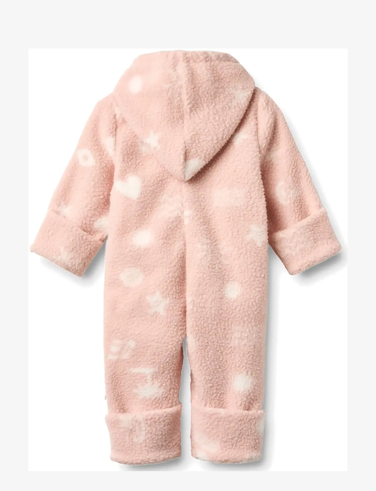 Wheat - Fleece suit Allo - fleece-sets - cameo rose jacquard - 1