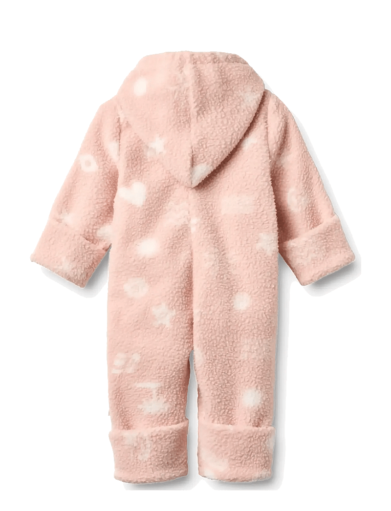 Wheat - Fleece suit Allo - fleece-sets - cameo rose jacquard - 1