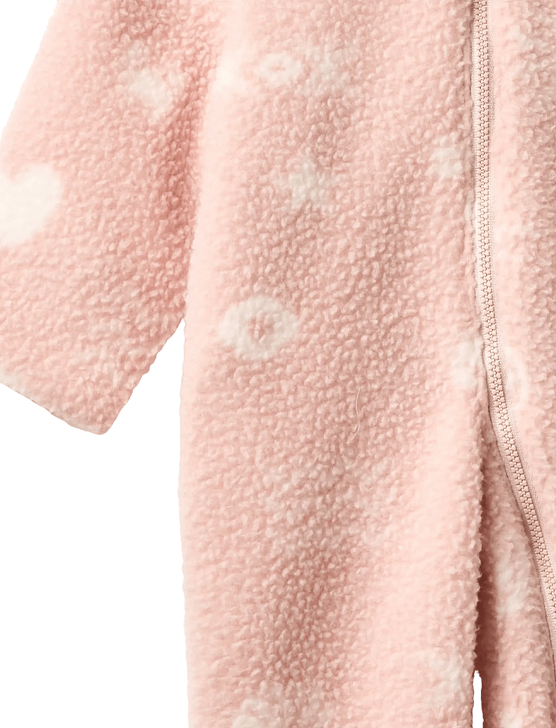 Wheat - Fleece suit Allo - fleece-sets - cameo rose jacquard - 2
