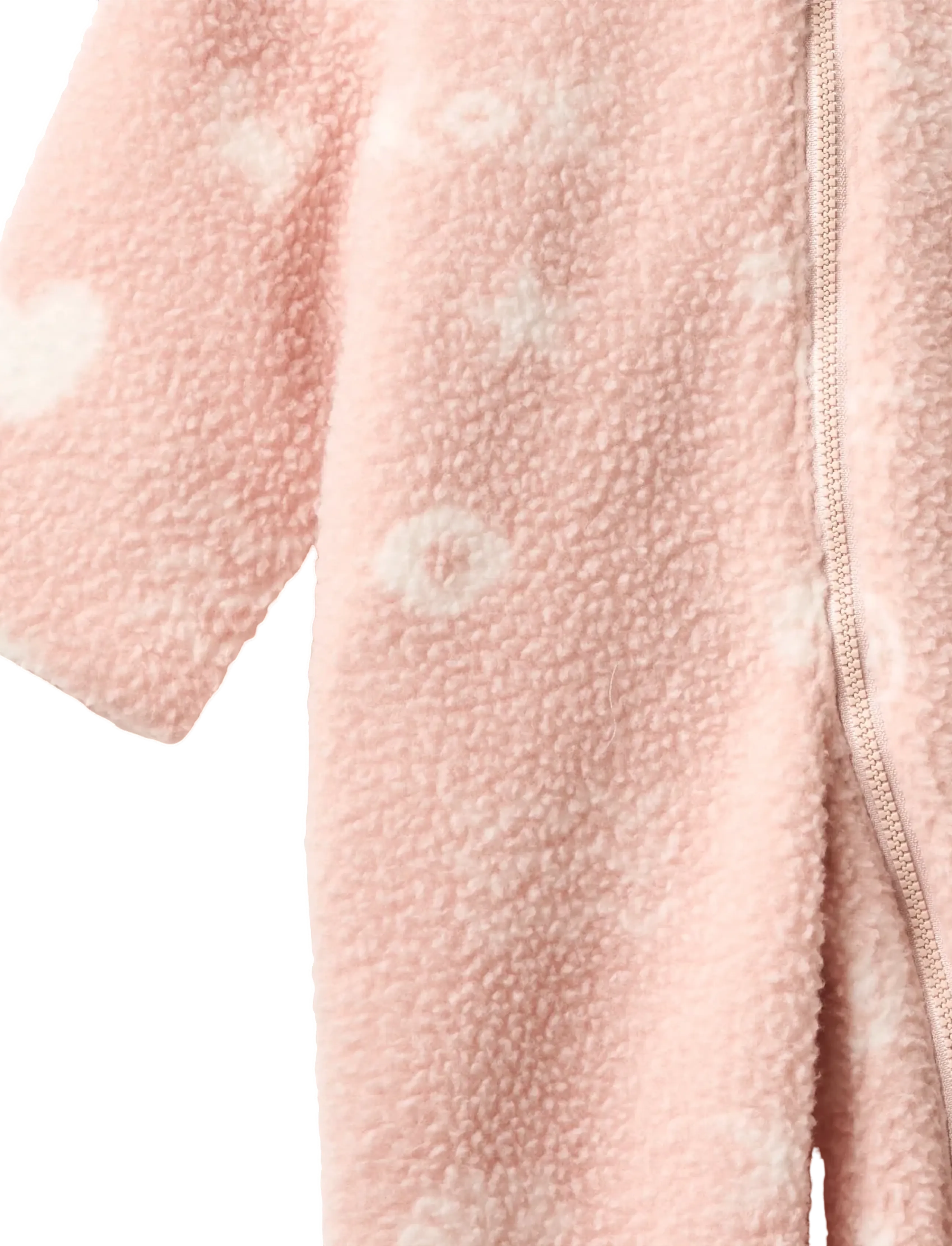 Wheat - Fleece suit Allo - Üleriided - cameo rose jacquard - 2