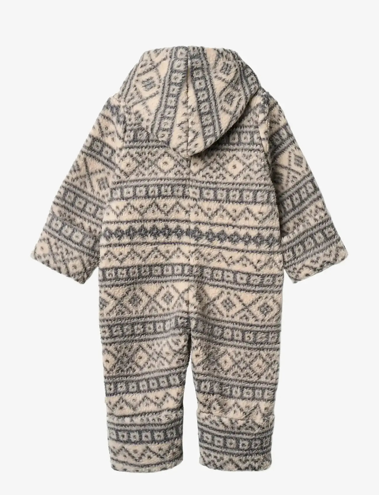 Wheat - Fleece Suit Allo - outerwear - warm sand jaquard - 1