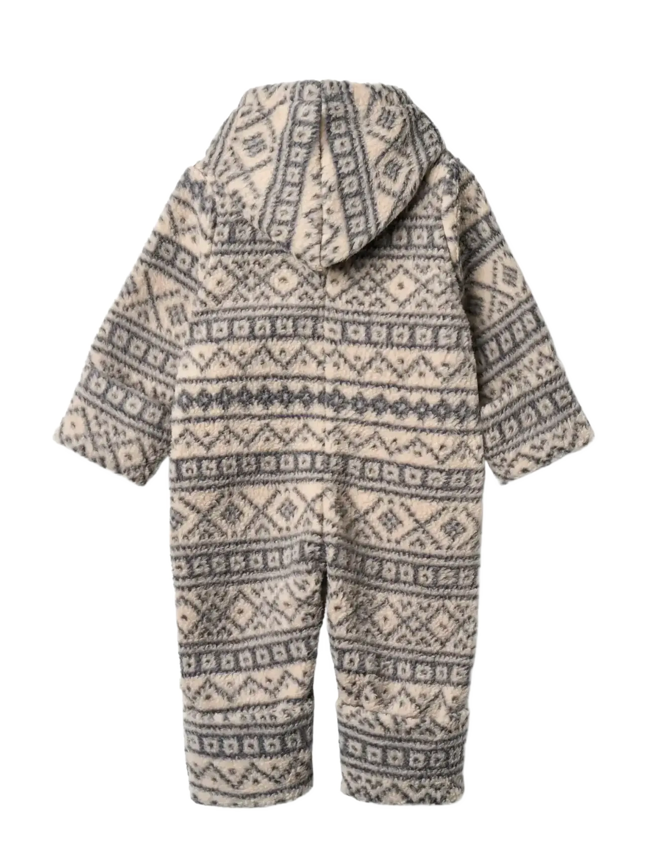 Wheat - Fleece suit Allo - fliis - warm sand jaquard - 1