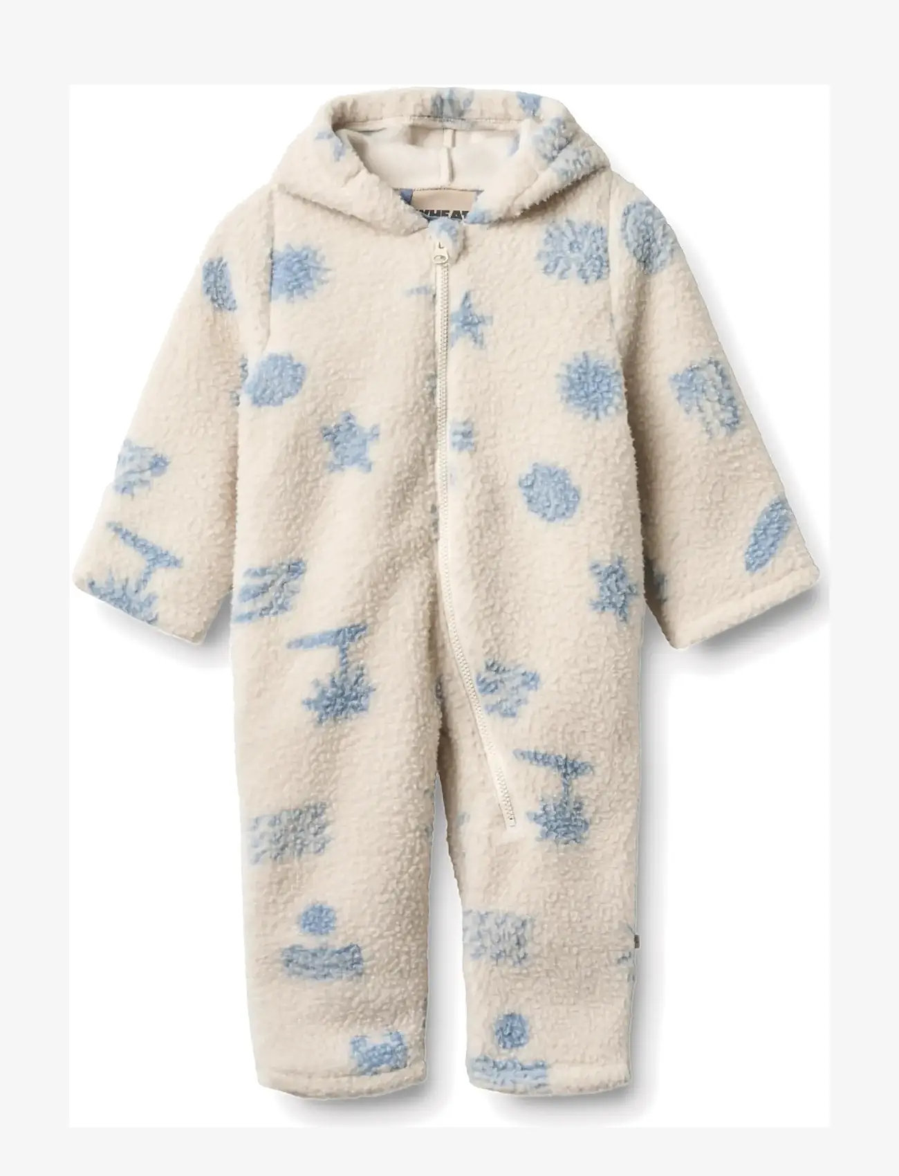 Wheat - Fleece suit Allo - fleece -setit - white onyx jacquard - 1