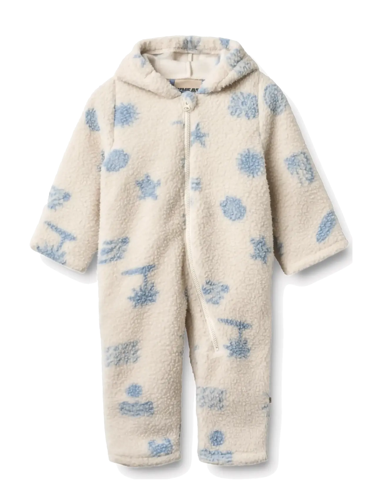 Wheat Fleece suit Allo - Overalls - WHITE ONYX JACQUARD / cream