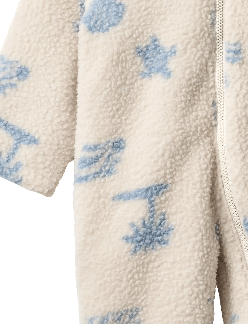 Wheat - Fleece suit Allo - fleece -setit - white onyx jacquard - 3