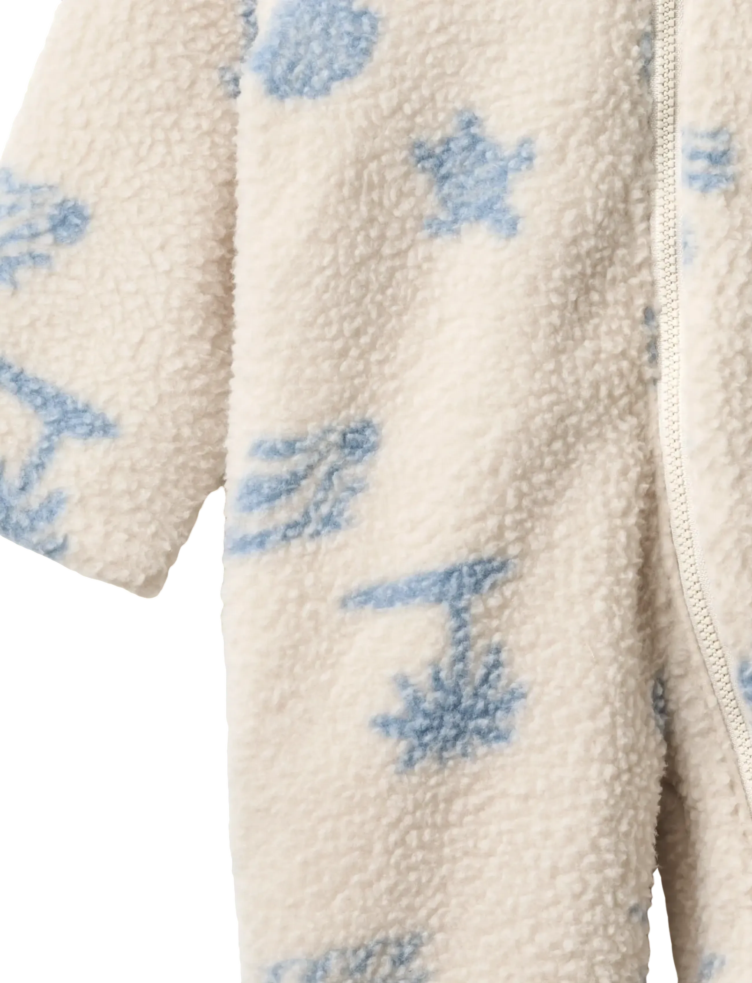 Wheat - Fleece suit Allo - overtøj - white onyx jacquard - 3