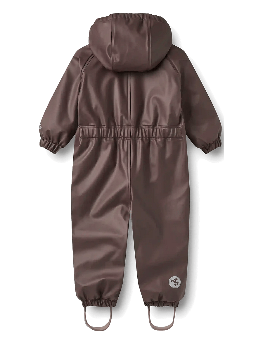 Wheat - Thermo Rainsuit Aiko - regenschutzanzüge - chocolate plum - 1
