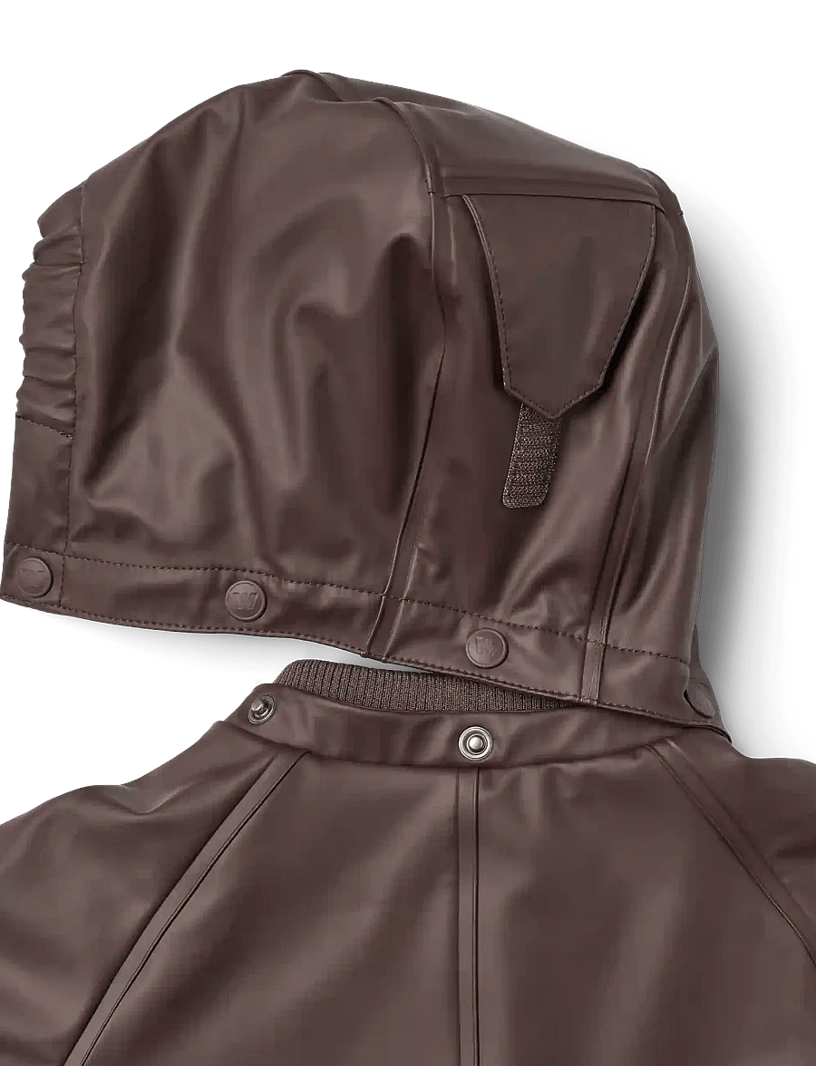 Wheat - Thermo Rainsuit Aiko - regenschutzanzüge - chocolate plum - 2