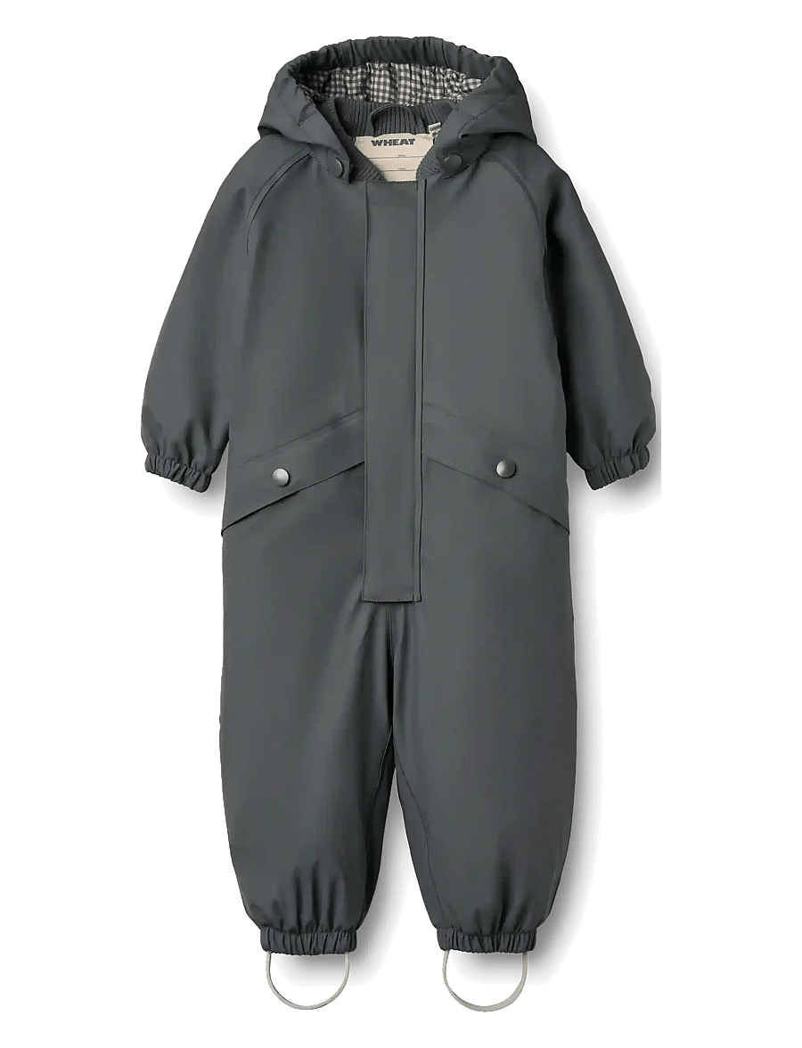Wheat - Thermo Rainsuit Aiko - regenschutzanzüge - greyblue - 0