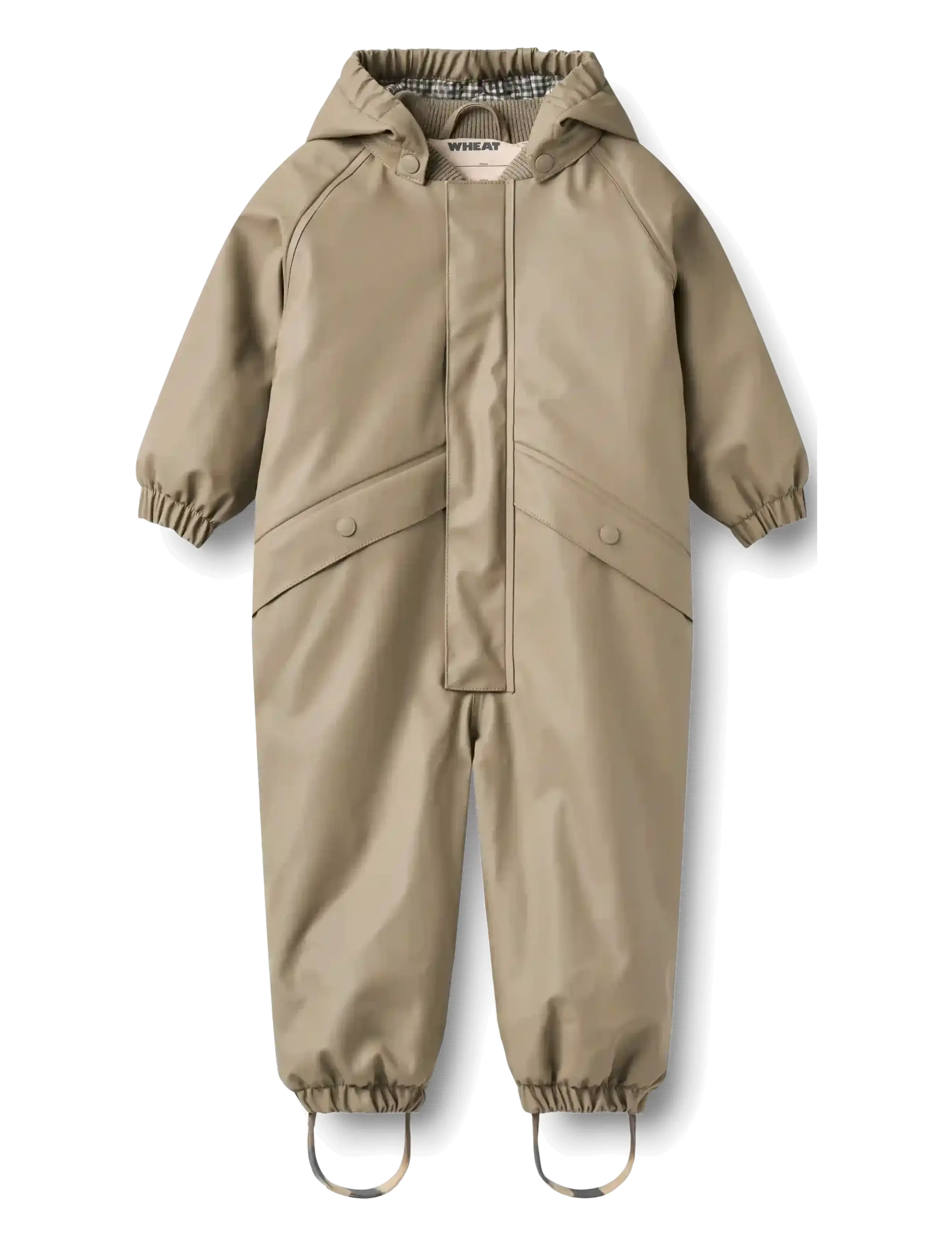 Wheat Thermo Rainsuit Aiko, 80, Grey, Overalls > Overalls Til Regntøj, Børn