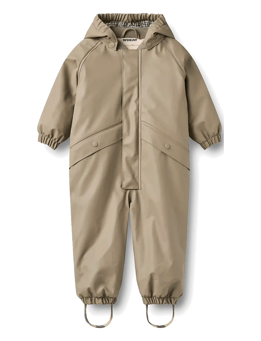 Wheat - Thermo Rainsuit Aiko - regenschutzanzüge - grey stone - 0