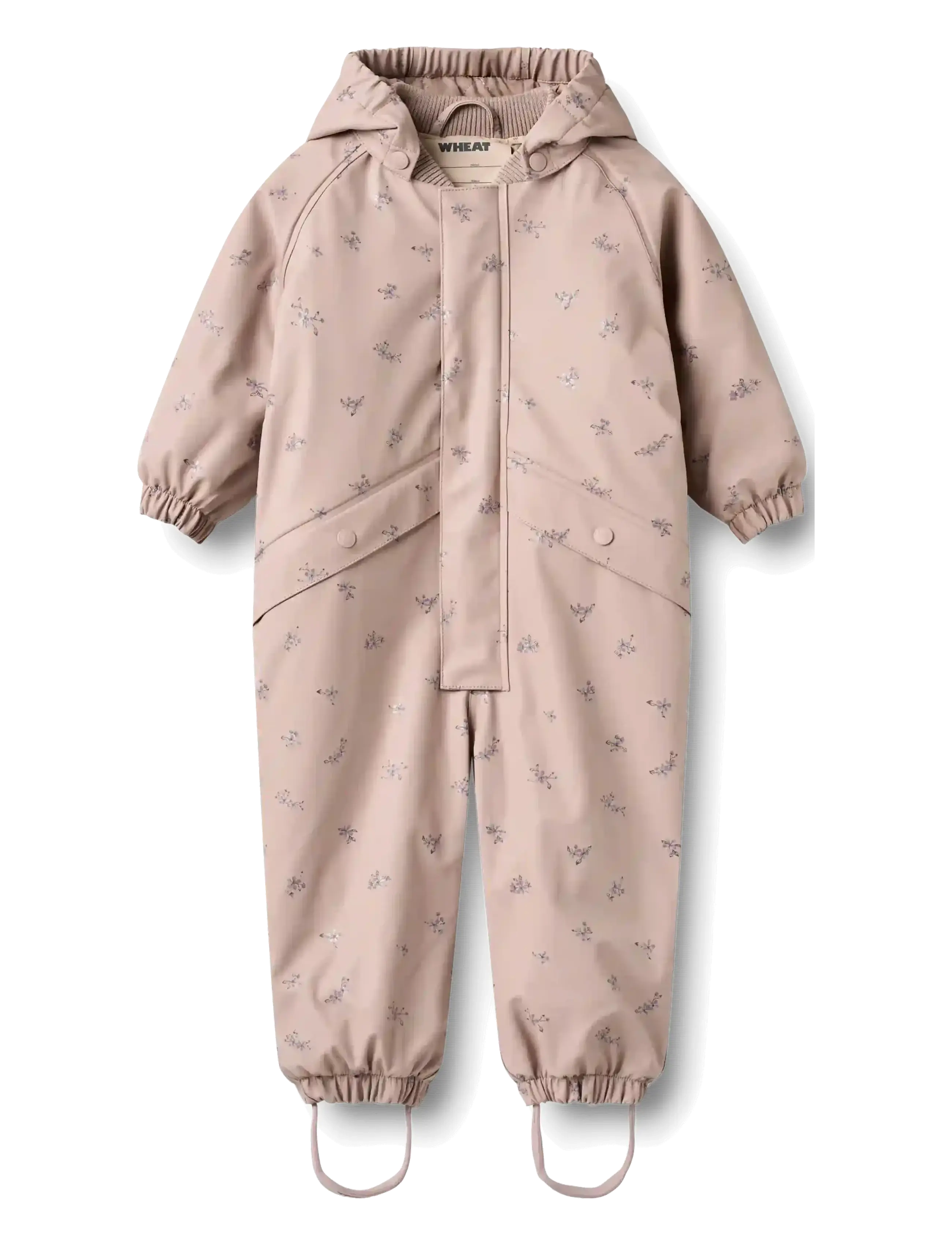 Wheat Thermo Rainsuit Aiko - Regenschutzanzüge - DRY ROSE FLOWERS / pink/rose