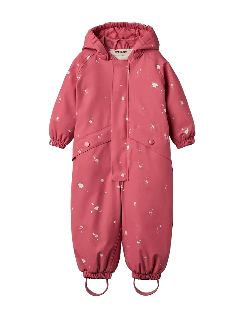 Wheat - Thermo Rain Suit Aiko - regndragter - floating flowers - 0