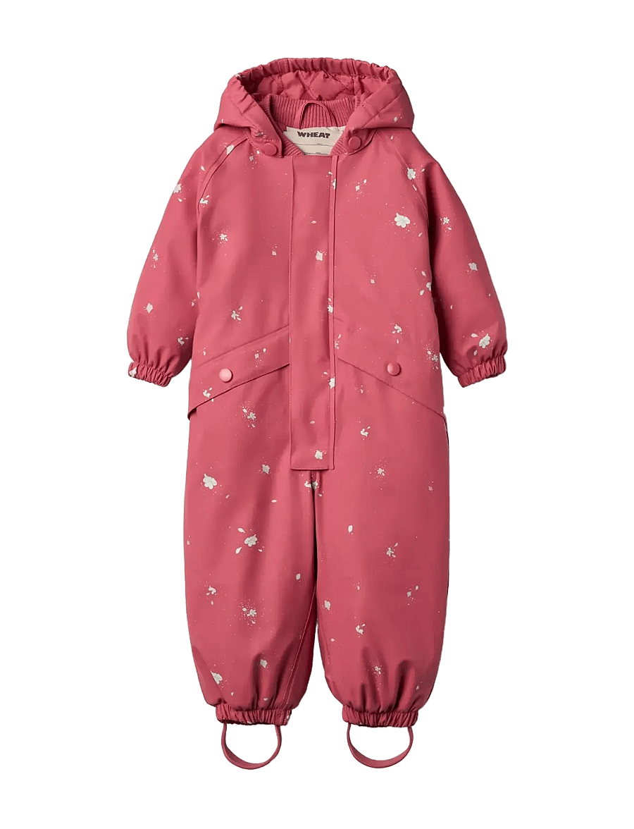 Wheat - Thermo Rain Suit Aiko - shop op leeftijd - floating flowers - 0