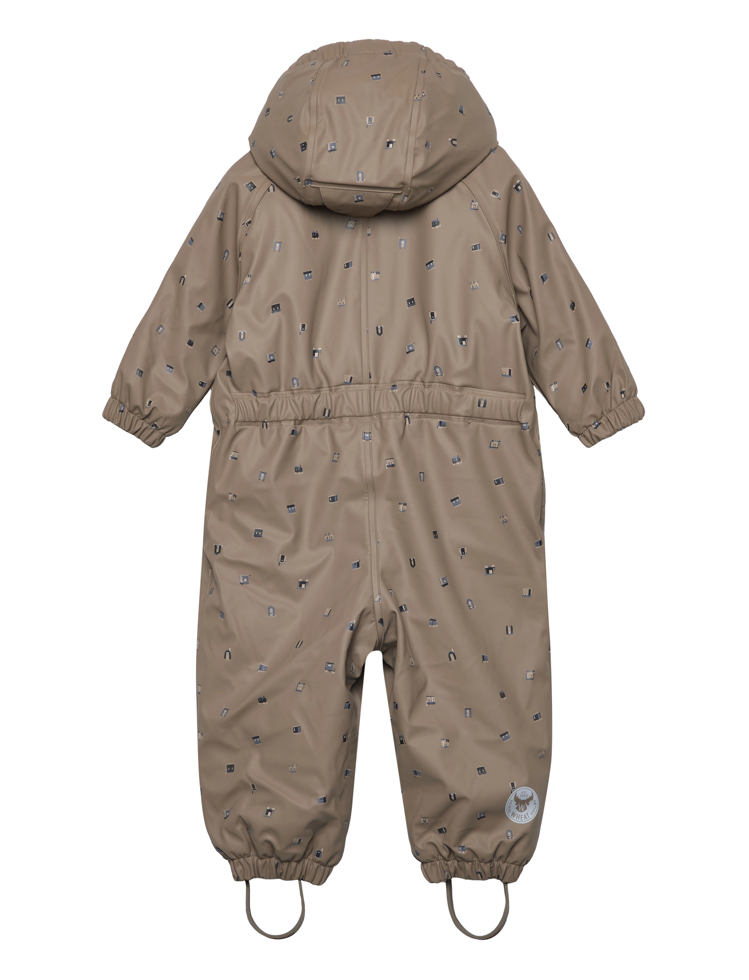 Wheat - Thermo Rainsuit Aiko - dry grey houses - 1