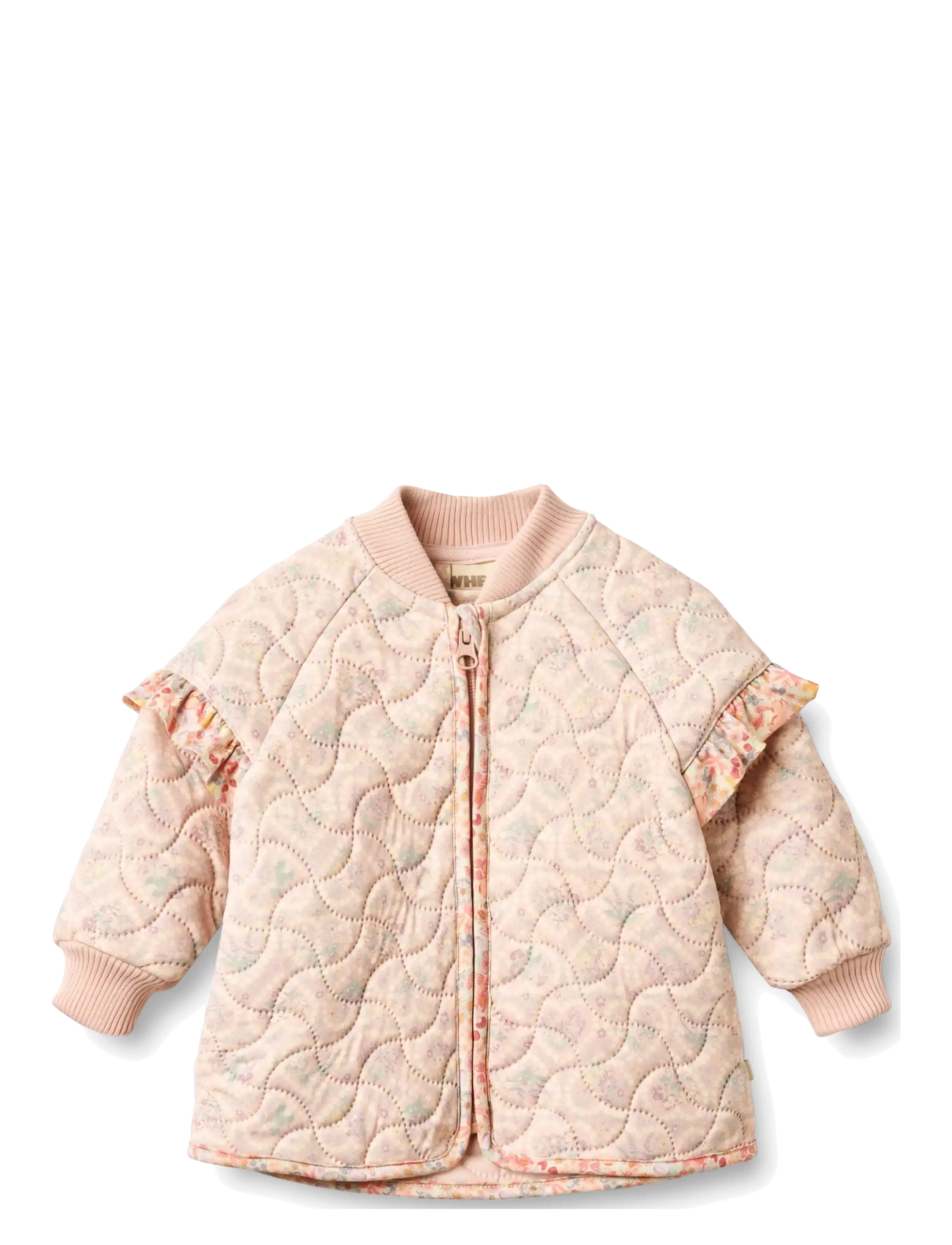 Wheat Thermo jacket Stjerna - Termokläder - HEART FLOWERS / pink/rose