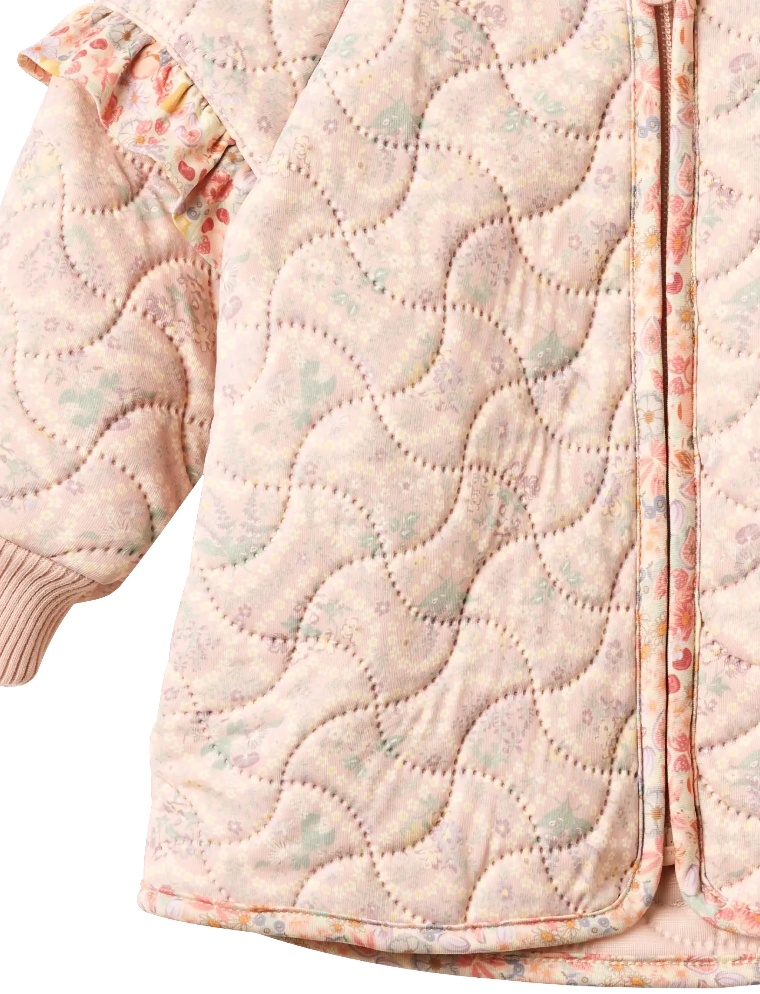 Wheat - Thermo jacket Stjerna - fall jackets - heart flowers - 2