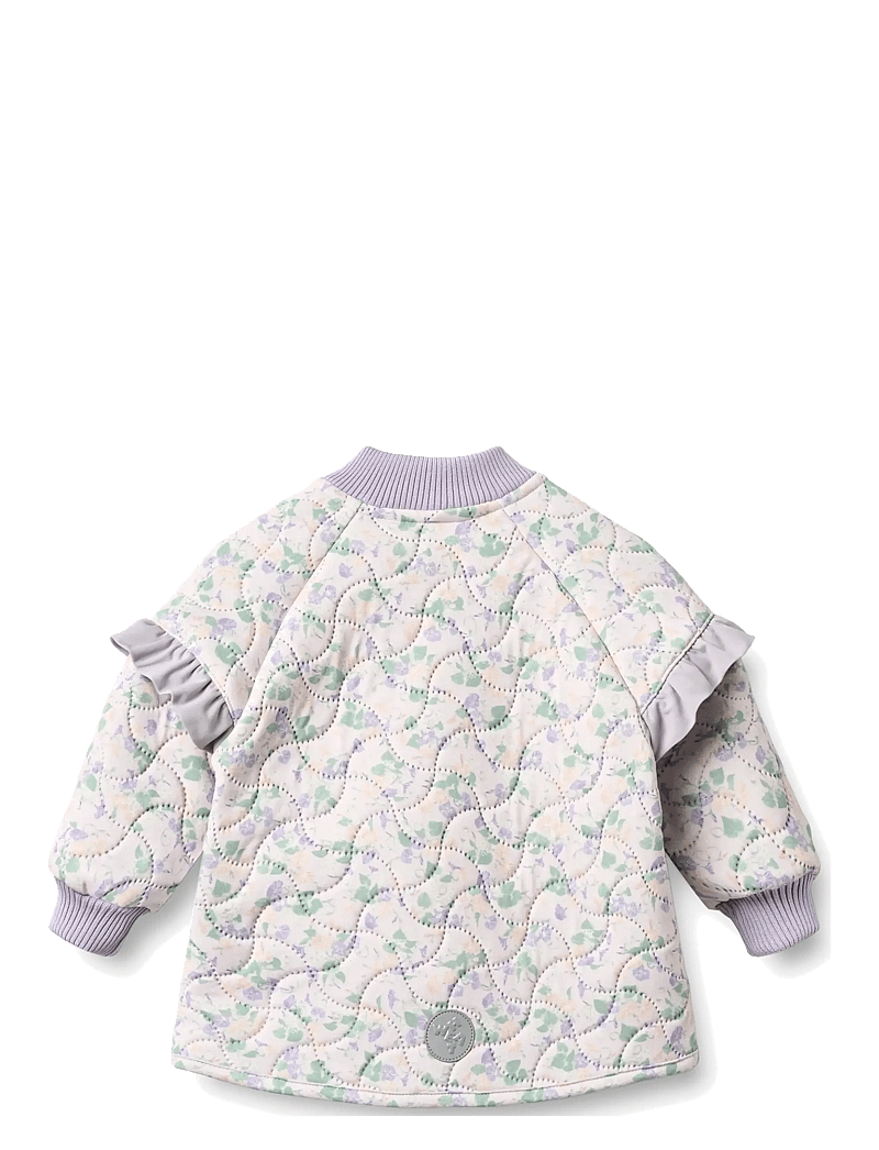 Wheat - Thermo jacket Stjerna - quiltede jakker - purple light petunias - 1