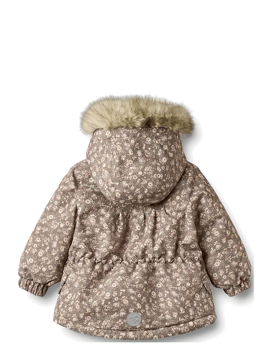 Wheat - Jacket Mathilde - skidjackor - dry wood snow flowers - 1