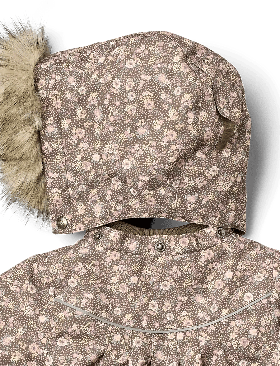 Wheat - Jacket Mathilde - skidjackor - dry wood snow flowers - 2