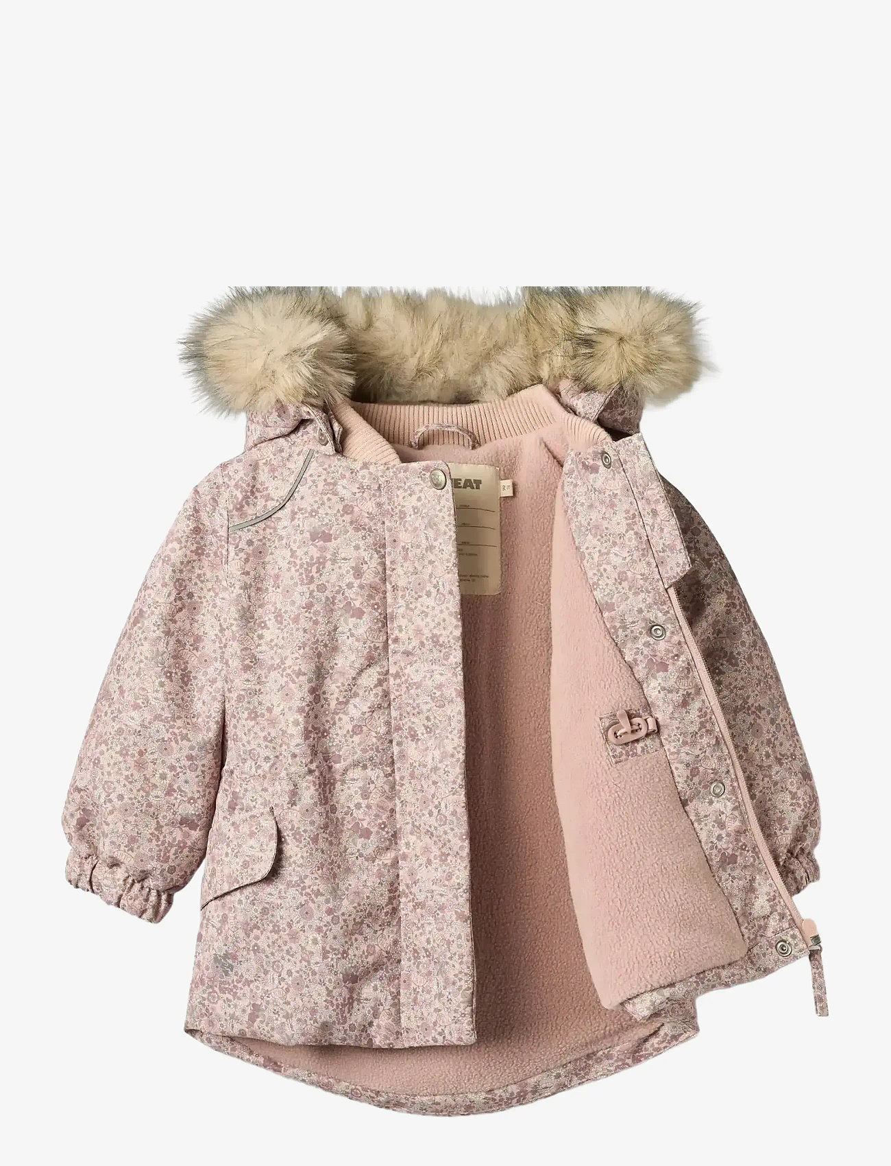 Wheat - Jacket Mathilde - winter jacket - rose dust flowers - 2