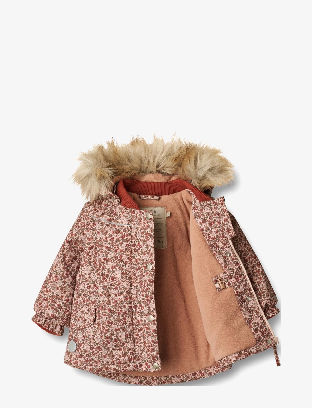 Wheat - Jacket Mathilde Tech - rose dust flowers - 2